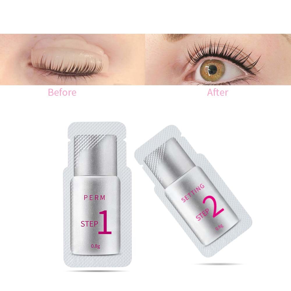 ICONSIGN 10 Pairs Pouch Eyelash Perm Lotion Lashes Lift Quick Perming 5 To 8 Minutes Beauty Makeup Tools ICONSIGN 10 Pairs Pouch Eyelash Perm Lotion Lashes Lift Quick Perming 5 To 8 Minutes Beauty Makeup Tools